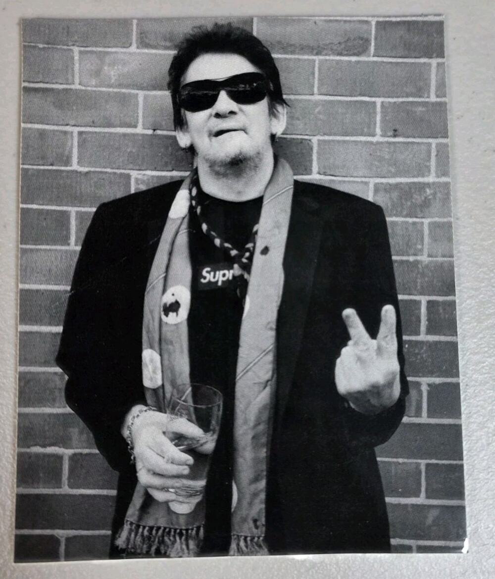Vintage Supreme Shane MacGowan Peace Sign Authentic Sticker
